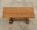 Country French Farmhouse Oak Trestle Dining Table