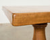 Country French Farmhouse Oak Trestle Dining Table