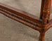 Chinese Export Bamboo Fretwork Square Center Table