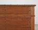 English Faux Bamboo Aesthetic Movement Marble Top Commode Dresser