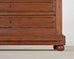 English Faux Bamboo Aesthetic Movement Marble Top Commode Dresser
