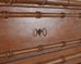 English Faux Bamboo Aesthetic Movement Marble Top Commode Dresser