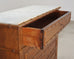 English Faux Bamboo Aesthetic Movement Marble Top Commode Dresser