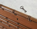 English Faux Bamboo Aesthetic Movement Marble Top Commode Dresser