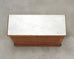 English Faux Bamboo Aesthetic Movement Marble Top Commode Dresser