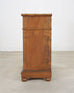 English Faux Bamboo Aesthetic Movement Marble Top Commode Dresser