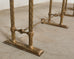 Neoclassical Style Industrial Bronze Bank Lobby Bar Counter