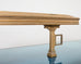 Neoclassical Style Industrial Bronze Bank Lobby Bar Counter