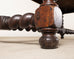 19th C. French Louis XVIII Style Oak Barley Twist Dining Table 7 Ft