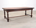 Country French Farmhouse Barley Twist Dining Table Extends 10 Ft