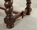 Country English Walnut Farmhouse Barley Twist Dining Table