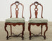 Set of Ten English Chippendale Style Mahogany Dining Chairs