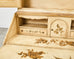 Venetian Style Chinoiserie Decorated Parcel Gilt Secretary
