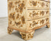 Venetian Style Chinoiserie Decorated Parcel Gilt Secretary