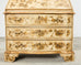 Venetian Style Chinoiserie Decorated Parcel Gilt Secretary