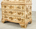 Venetian Style Chinoiserie Decorated Parcel Gilt Secretary