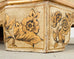 Venetian Style Chinoiserie Decorated Parcel Gilt Secretary