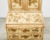Venetian Style Chinoiserie Decorated Parcel Gilt Secretary