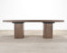 Bernhardt Linea Cerused Oak Modern Pedestal Dining Table 7.5 Ft