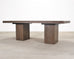 Bernhardt Linea Cerused Oak Modern Pedestal Dining Table 7.5 Ft