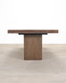 Bernhardt Linea Cerused Oak Modern Pedestal Dining Table 7.5 Ft