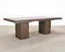 Bernhardt Linea Cerused Oak Modern Pedestal Dining Table 7.5 Ft
