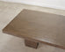 Bernhardt Linea Cerused Oak Modern Pedestal Dining Table 7.5 Ft