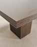 Bernhardt Linea Cerused Oak Modern Pedestal Dining Table 7.5 Ft