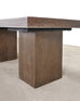 Bernhardt Linea Cerused Oak Modern Pedestal Dining Table 7.5 Ft