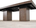 Bernhardt Linea Cerused Oak Modern Pedestal Dining Table 7.5 Ft
