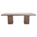 Bernhardt Linea Cerused Oak Modern Pedestal Dining Table 7.5 Ft