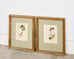 Pair of Ornithological Hand Colored Framed Bird Prints