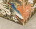 Chinese Qing Style Painted Exotic Birds Leather Trunk Table