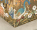 Chinese Qing Style Painted Exotic Birds Leather Trunk Table