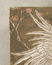 Chinese Qing Style Painted Exotic Birds Leather Trunk Table