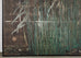 Japanese Meiji Six Panel Screen Bamboo Lily Pond