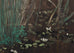 Japanese Meiji Six Panel Screen Bamboo Lily Pond