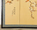 Japanese Style Four Panel Screen Spring Birds Singing