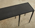 Giacometti Inspired Black Hammered Cast Iron Console Table