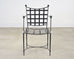 Mario Papperzini Mid-Century Amalfi Iron Patio Garden Armchair