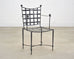 Mario Papperzini Mid-Century Amalfi Iron Patio Garden Armchair
