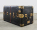 Victorian Atkinson and Long Black Wardrobe Steamer Trunk