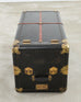 Victorian Atkinson and Long Black Wardrobe Steamer Trunk