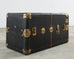 Victorian Atkinson and Long Black Wardrobe Steamer Trunk