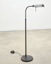 Modern Style Brushed Steel Adjustable Pharmacy Floor Lamp