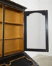 Minton-Spidell Louis XV Style Ebonized Secretary Bookcase
