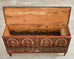 Moorish Middle Eastern Painted Wood Blanket Chest