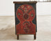 Moorish Middle Eastern Painted Wood Blanket Chest