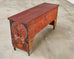 Moorish Middle Eastern Painted Wood Blanket Chest