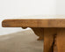 Country French Farmhouse Bleached Oak Trestle Dining Table